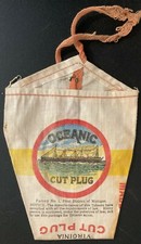 1940's Oceanic Cut Plug Tobacco Bag Scotten Dillon Co. Detroit, Michigan - "NOS"