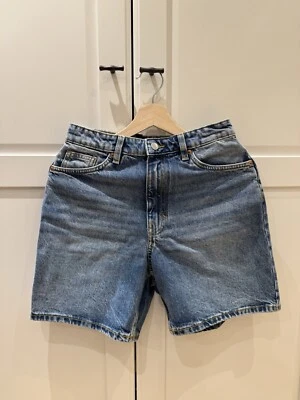 Monki Elfie Denim Shorts - Image 1 of 2