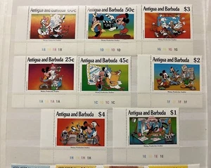 Antigua Barbuda 1990  -  Disney / Mickey  1393 1400 MNH** - Mel.1 - Picture 1 of 1
