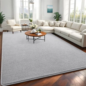 Extra Large Rugs Short Pile Soft Fluffy Anti-Slip Mat Living Room Bedroom Carpet - Picture 1 of 62