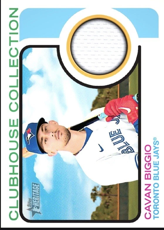 [DIGITAL CARD] Topps Bunt - Cavan Biggio - Heritage 22 S1 - Clubhouse Relic - Image 1 of 1