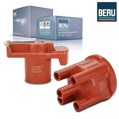 BERU BERVK382 ZÜNDVERTEILERKAPPE + BEREVL134 ZÜNDVERTEILERLÄUFER FÜR SEAT VW - Bild 1 von 4