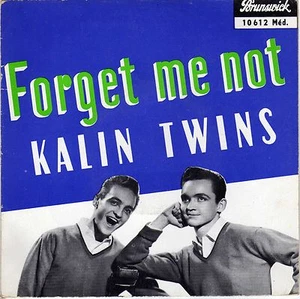 KALIN TWINS FORGET ME NOT FRENCH ORIG EP 45 PS 7"  - Picture 1 of 1