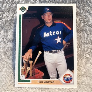 1991 Upper Deck Baseball Rich Gedman Houston Astros #588