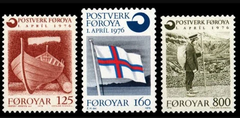 Faroe Islands #Mi21-Mi23 MNH 1976 Year Set [21-23] Cover