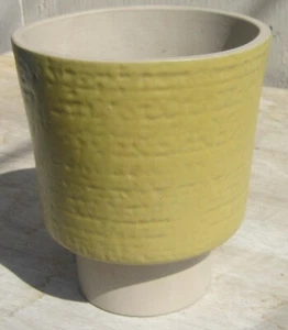 Mid-Century Modern BORRALHEIRA Ceramic PLANTER Portugal 7 5/8" tall x 6 9/16" d. - Picture 1 of 7