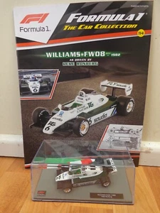 1/43 F1 FORMULA 1 CAR COLLECTION - 1982 WILLIAMS FW08 KEKE ROSBERG CAR #114 - Picture 1 of 2