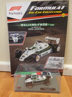 1/43 F1 FORMULA 1 CAR COLLECTION - 1982 WILLIAMS FW08 KEKE ROSBERG CAR #114 - Image 1 of 2