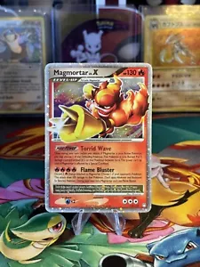 Pokemon Holo Magmortar Lv. X– Mysterious Treasures – 123/123 - 2007 - Bild 1 von 2