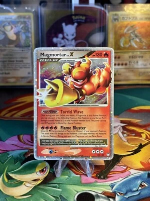 Pokemon Holo Magmortar Lv. X– Mysterious Treasures – 123/123 - 2007 - Image 1 of 2