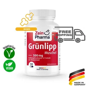 GRÜNLIPPMUSCHEL 500mg (90 Kapseln) VEGANES ZEINPHARMA - Bild 1 von 3