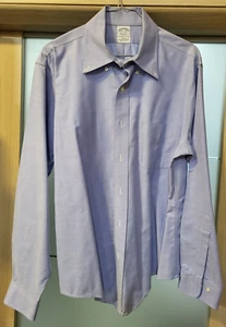 MENS BROOKS BROTHERS SHIRT SIZE 15 1/2 33 BLUE SKY - 100% ORIGINAL - Picture 1 of 5