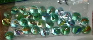 30 Glass MARBLES - Picture 1 of 2