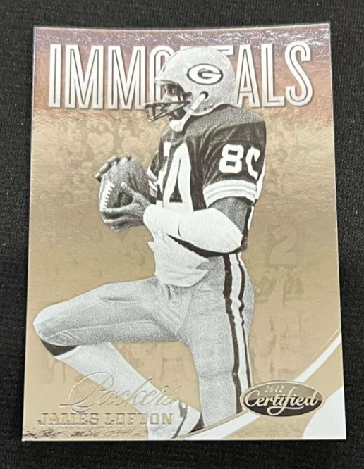 JAMES LOFTON Green Bay Packers 2012 Panini Certified Immortals #184 NFL #671/999 - Image 1 of 1