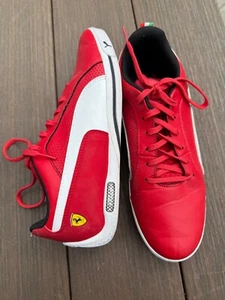 Men's PUMA FOR FERRARI Shoes Sneakers Red size 8 - Picture 1 of 10