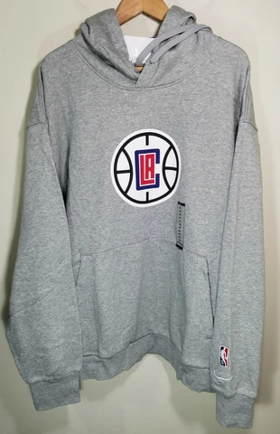 Nike Los Angeles Clippers NBA 75th Anniversary Gray Pullover Hoodie Men’s 3XL Cover