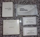 Lot 5 Moisturizing Bath Soap Varieties. Travel Sizes. NEW in Package. 