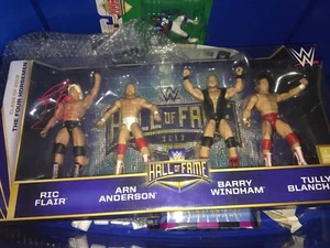 RIC FLAIR SIGNED MATTEL WWE 2012 HALL OF FAME ELITE FOUR HORSEMAN 4 FIGURE PACK - Picture 1 of 4