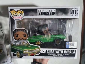 Funko Pop! RIDES - 81 Ice Cube With Impala (6 inch) LOWRIDE - Foto 1 di 6