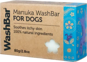WashBar Manuka Seife für Hunde - 100 % natürlich - 2,8 Unzen - beruhigt juckende Haut - Bild 1 von 3