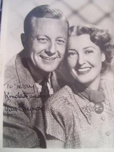 VINTAGE: "JEAN HARLOW RED DUST" SCHAUSPIELER: GENE RAYMOND SIGNED PHOTO - Bild 1 von 2