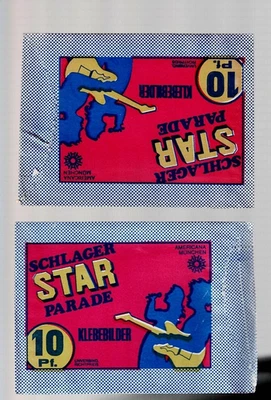 2 PACKS  1971   SCHLAGER   star parade   POSSIBLE psa 10 JIMI HENDRIX ELTON JOHN - Image 1 of 2