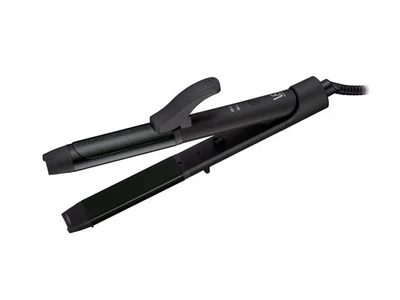 Plancha de pelo bidireccional rizada y recta 30 mm básica compacta compatible con el extranjero Foto 1 de 4