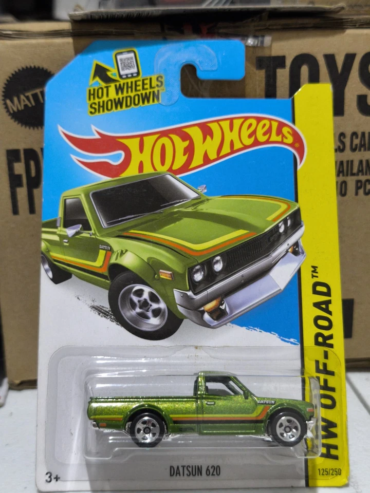 Ventana faltante Hot Wheels Datsun 620 verde HW todo terreno Foto 1 de 4