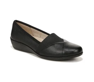 LifeStride Womens 9 M Intro Slip On Loafers Black New In Box - Picture 1 of 21