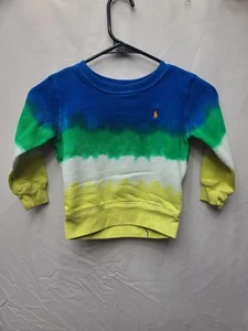 Polo Ralph Lauren Crew Neck Sweatshirt Tie Dye Size 3T (Minor Blemishes) - Picture 1 of 9