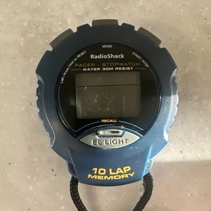Cronómetro Radio Shack Vintage 63-5015 - Azul - Resistente al agua - Envío gratuito - Imagen 1 de 7