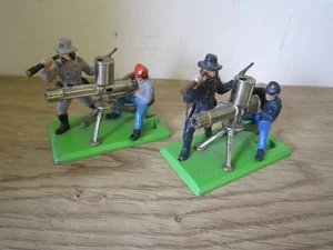 BRITAINS DEETAIL TOY SOLDIERS ACW / AMERICAN CIVIL WAR CONFEDERATE GATLING GUN x - Picture 1 of 4