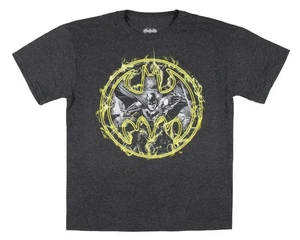 DC Comics Boys' Batman Vapor Bat Signal Graphic Print T-Shirt Kids - Picture 1 of 21