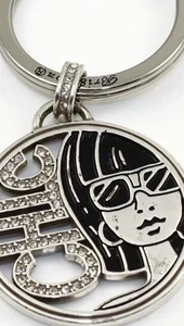 Schlüsselanhänger Brighton Fashionista schick Silber Kristall - Bild 1 von 2