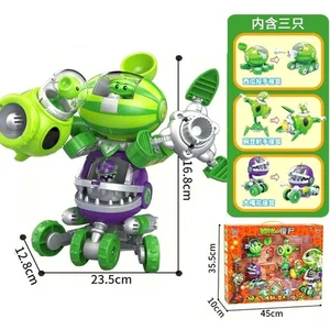 Plants vs Zombies Robot, Melon-pult & Chomper PVC Action Figure Set Gift - Picture 1 of 4