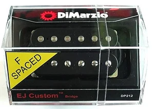 DiMarzio DP212 EJ Custom Humbucker F-Spaced Electric Guitar Bridge Pickup Black - Picture 1 of 3