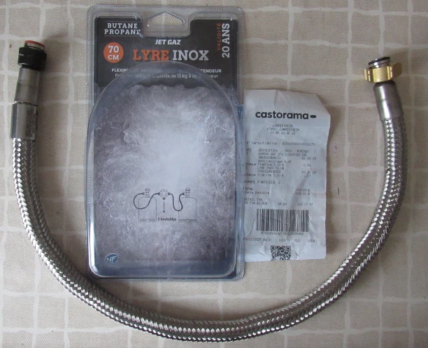 Tuyau flexible pour gaz butane / propane - Photo 1/4