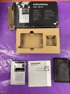 Grundig Mini World 100 PE Shortwave Radio Complete with Box and Instructions - Picture 1 of 6