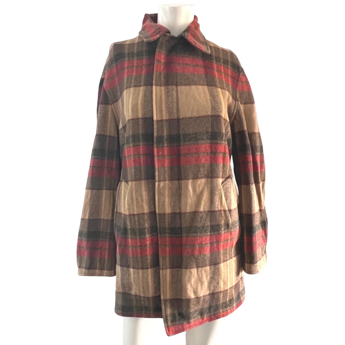 PENDLETON 70s Ombré Plaid Ranch Coat PENDLETON 70s Ombré Plaid Ranch Coat Vintage Mens Pendleton Wool