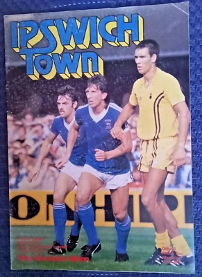 IPSWICH TOWN v  WEST BROMWICH ALBION   DIVISION ONE  1st NOVEMBER 1980 POST INCL - Image 1 of 2