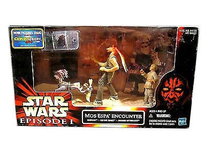Hasbro Star Wars Episode I Mos Espa Encounter Sebulba, Jar Jar Binks, Anakin Skywalker Action Figure