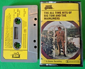 Big Tom & The Mainliners Greatest Hits 1972 Tape Cassette Album Emerald Gem - Picture 1 of 6