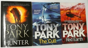 Tony Park, Set Of 3 x Books, The Hunter, The Cull & Red Earth (PB) BL11 - Picture 1 of 4