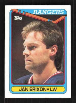 Jan Erixon  1990 Topps   New York Rangers #187 - Image 1 of 2