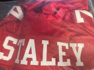 Autographed/Signed Joe Staley San Francisco Red Football Jersey Beckett BAS COA - Picture 1 of 2