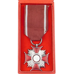 3266 ZWEITER WELTKRIEG POLNISCHES VERDIENSTKREUZ 2. KLASSE PRL POLEN - Bild 1 von 7