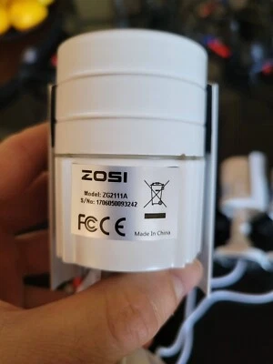 ZOSI 4AK-2111AW-US 4 Pack 2MP HD 1080p Security Bullet Camera Outdoor/Indoor LED - Image 1 of 2