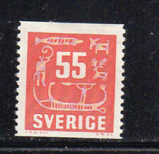 SWEDEN #510  1957  55o  NUMERALS      MINT VF LH O.G