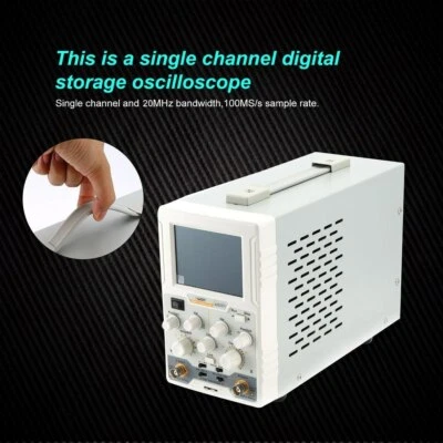 OWON AS201 Oscilloscope 1 Channel 20MHz 100MS/S 130.000 WFMS/S 3,7" Colour LCD - Image 1 of 4