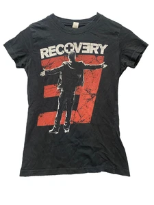 Eminem Shirt Youth Small Black Recovery Rap Music Streetwear Fine Jersey Boys - Picture 1 of 7